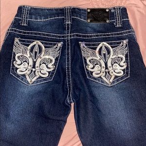 Girl Wired Heart Jeans